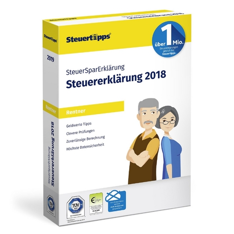 SteuerSparErkl&auml;rung Rentner und Pension&auml;re 2019 (FFP)