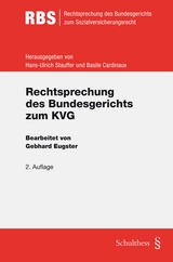 Rechtsprechung des Bundesgerichts zum KVG - Gebhard Eugster