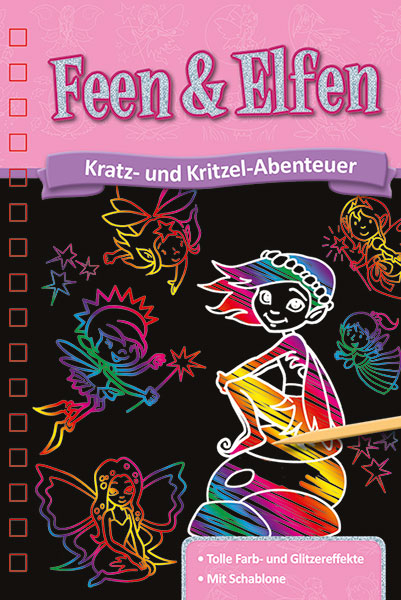 Kratzbuch: Feen & Elfen