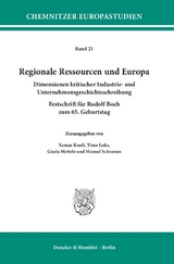 Regionale Ressourcen und Europa. - 