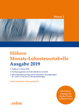 Höhere Monats-Lohnsteuertabelle 2019 - 