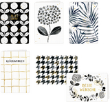 Gru&szlig;karten mit Kuvert - All about black & white