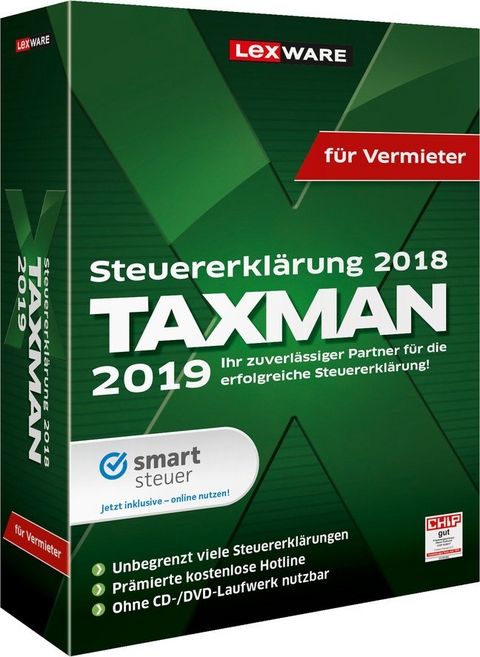 TAXMAN 2019 f&uuml;r Vermieter