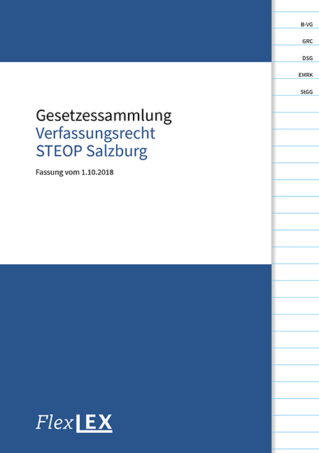 Gesetzessammlung Verfassungsrecht - 