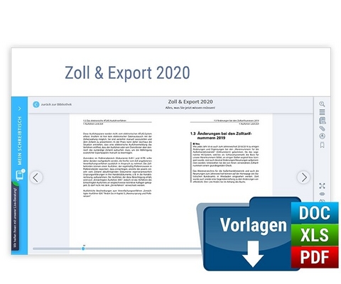 Zoll & Export 2020 -  Drees, Annette Reiser, Michael Connemann