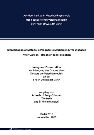 Identification of Metabolic Prognostic Markers in Liver Diseases After Carbon Tetrachloride Intoxication