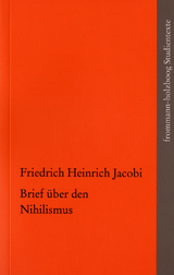 Brief &uuml;ber den Nihilismus - Friedrich Heinrich Jacobi