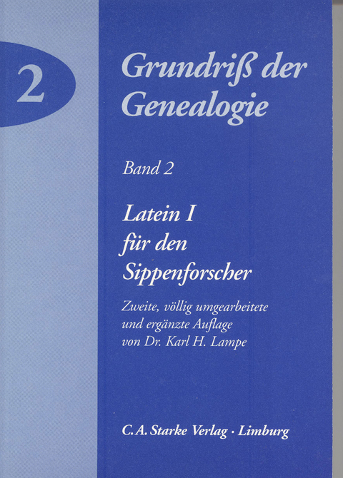 Latein I f&uuml;r den Sippenforscher