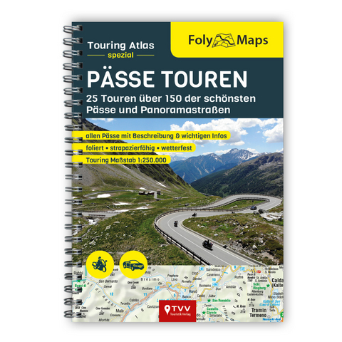 FolyMaps Touringatlas P&auml;sse Touren