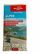 Motorradkarten Set Alpen &Ouml;sterreich Schweiz