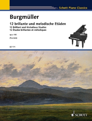 12 brillante und melodische Etüden
