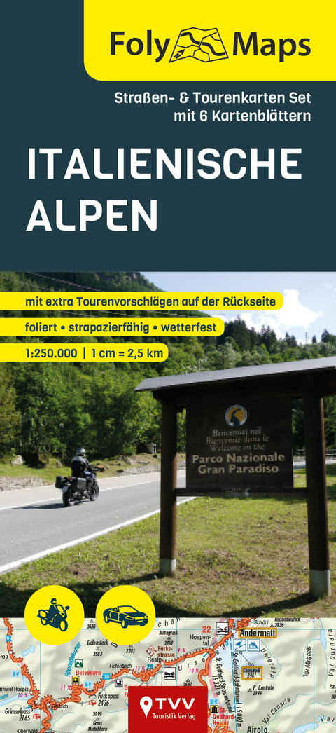FolyMaps SET Italienische Alpen 1:250 000