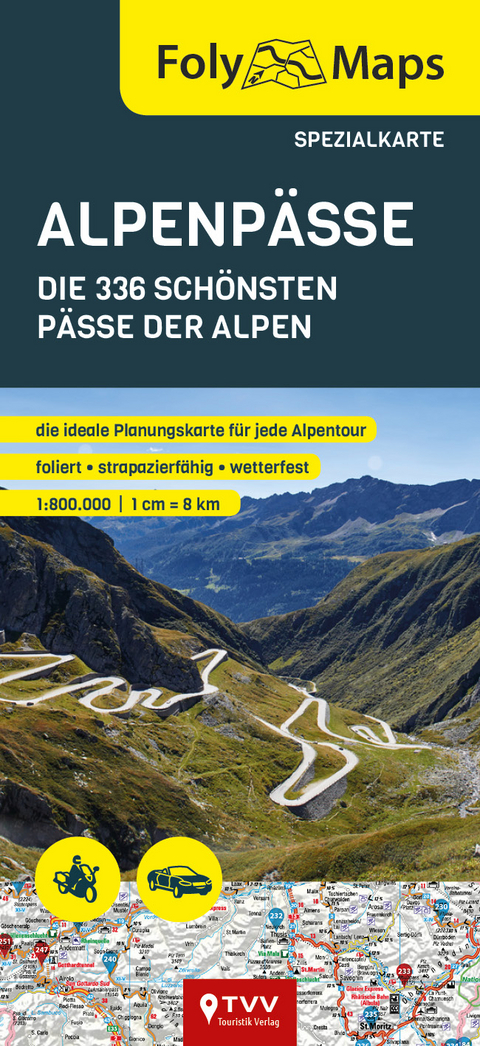 FolyMaps Alpenp&auml;sse Spezialkarte