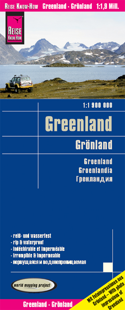 Reise Know-How Landkarte Gr&ouml;nland / Greenland (1:1.900.000)