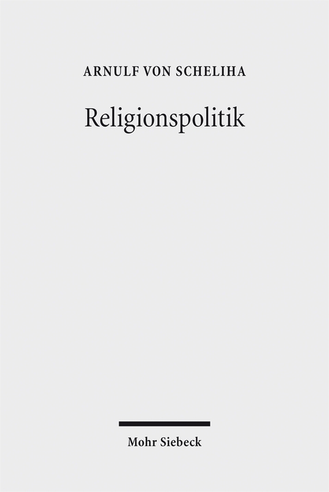Religionspolitik - Arnulf von Scheliha