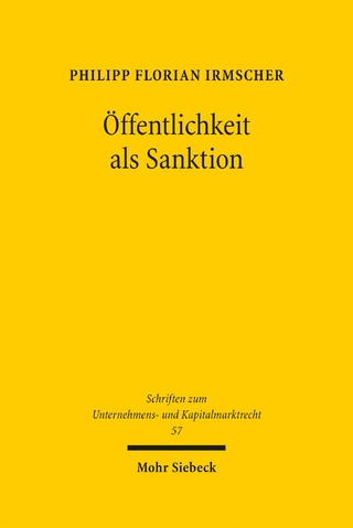 Öffentlichkeit als Sanktion