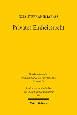 Privates Einheitsrecht