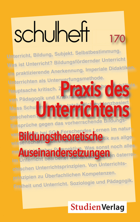 schulheft 2/18 - 170 - Michael Sertl, Heribert Schopf, Krassimir Stojanov, Mar&iacute;a do Mar Castro Varela, David Unterhuber, Rainer Hawlik, Bruno Steininger, Florian Jilek-Bergmaier, Tobias Becker