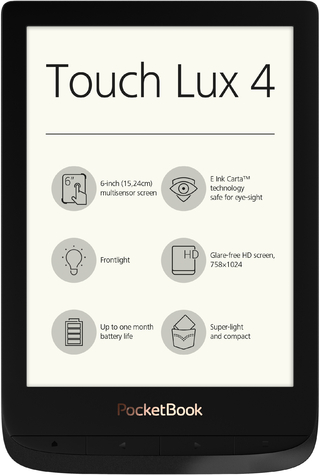 Pocketbook Touch Lux 4 Obsidian Black, E-Book Reader
