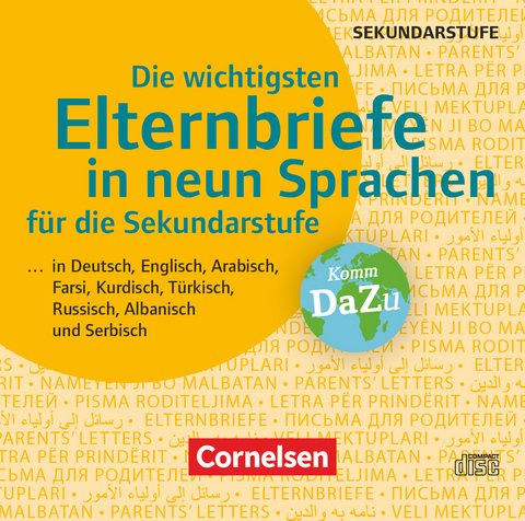 Die wichtigsten Elternbriefe in neun Sprachen für die Sekundarstufe I - ... in Deutsch, Englisch, Arabisch, Farsi, Kurdisch, Türkisch, Russisch, Albanisch und Serbisch - Peter Jansen, Ralph Kuhn