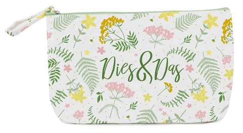 Bestickte Tasche - Botanik