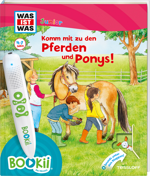 BOOKii® WAS IST WAS Junior Komm mit zu den Pferden und Ponys! - Christina Braun, Claudia Kaiser, Martin Lickleder, Tatjana Marti