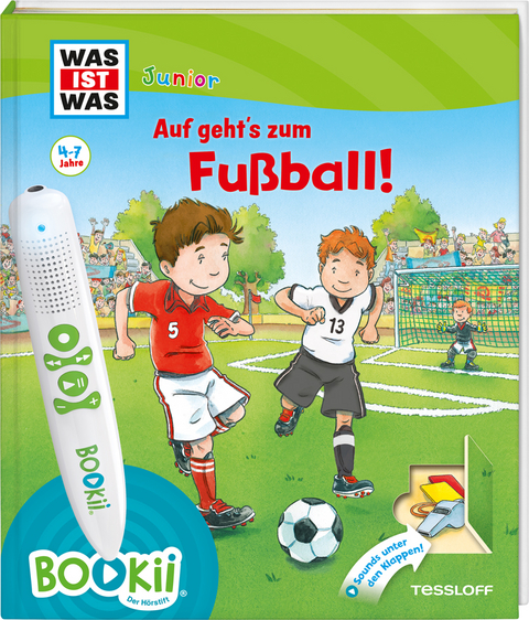 BOOKii® WAS IST WAS Junior Auf geht´s zum Fußball! - Dr. Andrea Beständig, Claudia Kaiser, Martin Lickleder, Christina Braun