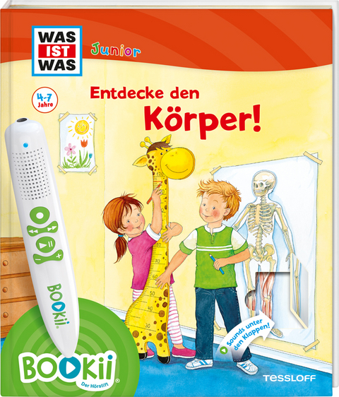 BOOKii&reg; WAS IST WAS Junior Entdecke den K&ouml;rper! - Sandra Noa, Claudia Kaiser, Martin Lickleder