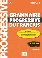 Grammaire progressive du français - Niveau débutant - 3ème édition - 
