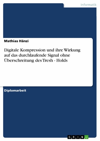 Digitale Kompression und ihre Wirkung auf das durchlaufende Signal ohne Überschreitung des Tresh - Holds
