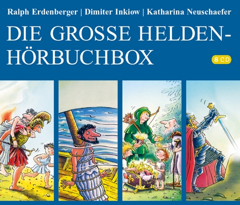Die gro&szlig;e Helden-H&ouml;rbuchbox - Dimiter Inkiow, Katharina Neuschaefer, Ralph Erdenberger