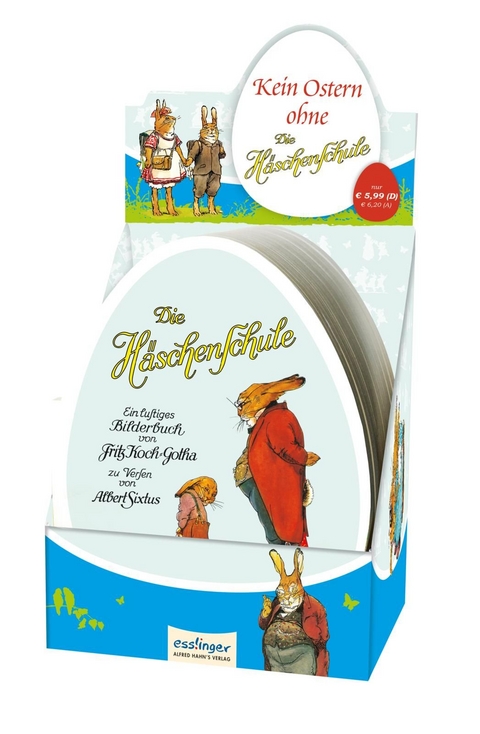 Die H&auml;schenschule: Kleines Pappbilderbuch in Ei-Form