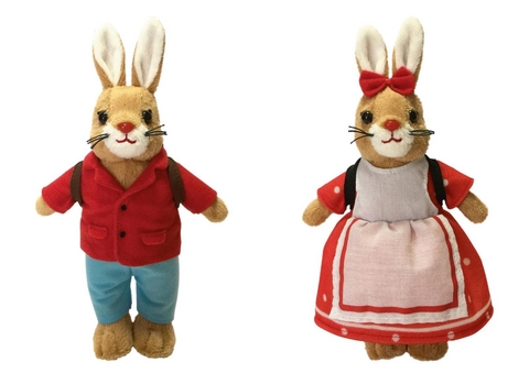 Die H&auml;schenschule: Hasenhans / Hasengretchen Pl&uuml;schfiguren VE 2