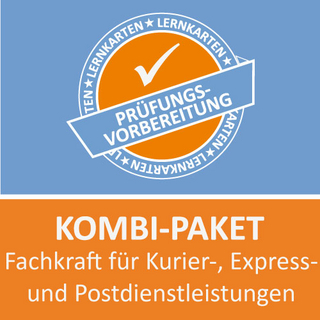 Kombi-Paket Fachkraft für Kurier‐, Express‐ und Postdienstleistungen Lernkarten