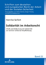 Solidarit&auml;t im Arbeitsrecht - Henrike Seifert