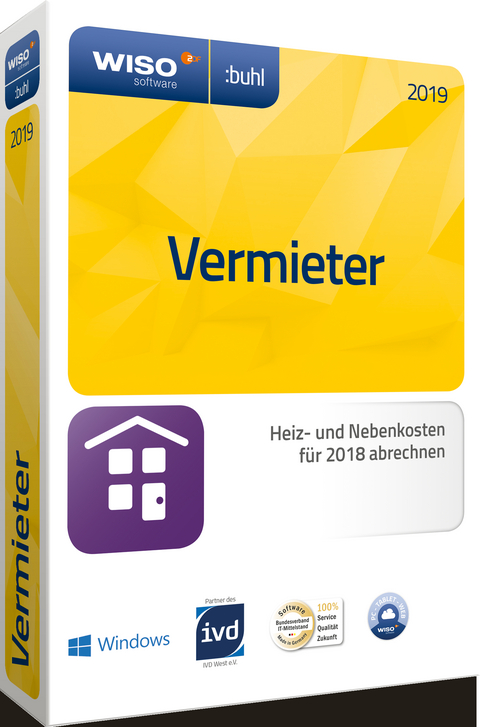 WISO Vermieter 2019, 1 CD-ROM