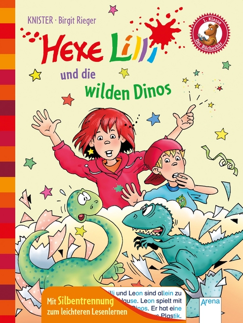 Der B&uuml;cherb&auml;r. Erstleseb&uuml;cher f&uuml;r das Lesealter 1. Klasse / Hexe Lilli und die wilden Dinos -  Knister