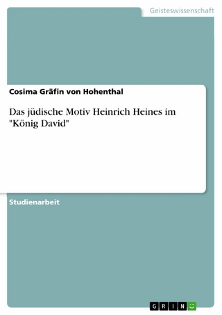 Das jüdische Motiv Heinrich Heines im 
