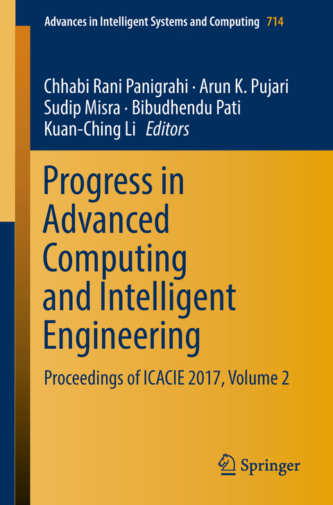 Progress in Advanced Computing and Intelligent Engineering - 