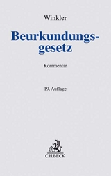 Beurkundungsgesetz - Karl Winkler
