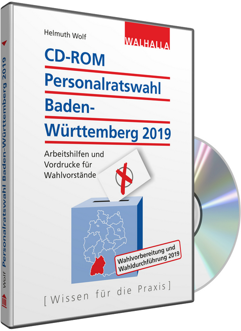 CD-ROM Personalratswahl Baden-W&uuml;rttemberg 2019 - Helmuth Wolf