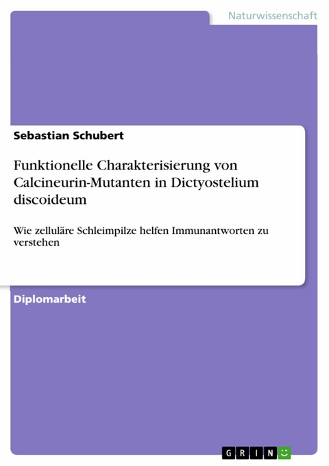 Funktionelle Charakterisierung von Calcineurin-Mutanten in Dictyostelium discoideum -  Sebastian Schubert