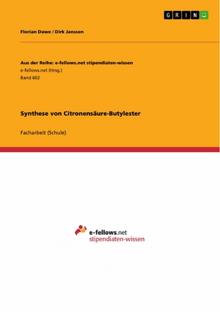 Synthese von Citronensäure-Butylester