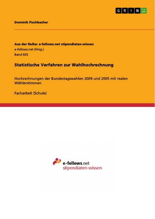 Statistische Verfahren zur Wahlhochrechnung