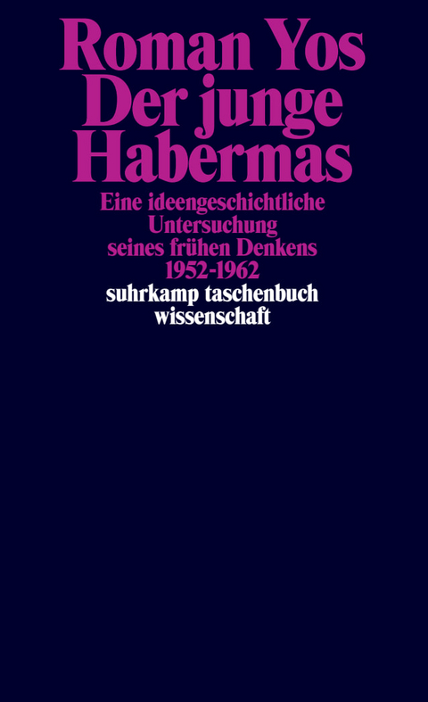 Der junge Habermas - Roman Yos