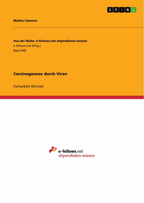 Carcinogenese durch Viren -  Mathis Camerer