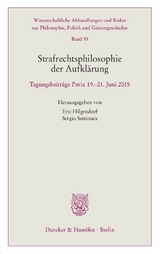 Strafrechtsphilosophie der Aufkl&auml;rung. - 