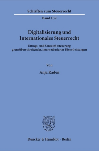 Digitalisierung und Internationales Steuerrecht.