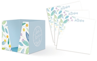 Mein Ideenparkplatz, Zettelwürfel „live – love – teach“