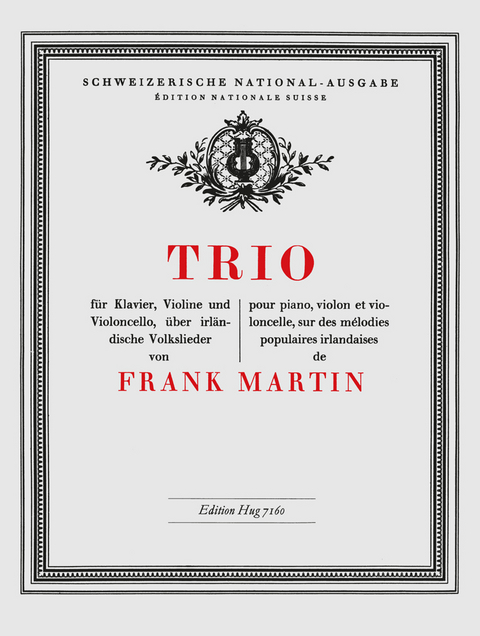 Trio &uuml;ber ein irisches Volkslied - Frank Martin